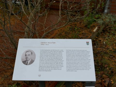 Gedenktafel - Ernst Reuter 