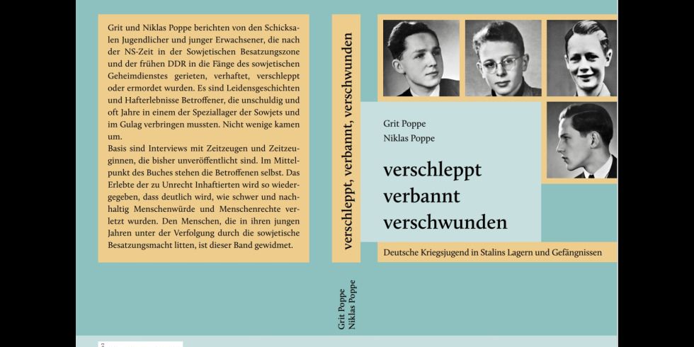 Buchcover "verschleppt - verbannt - verschwunden"