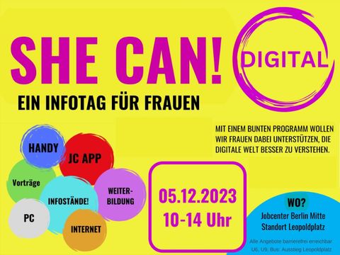 SheCan Digital 2023_Infotag_fuer_Frauen