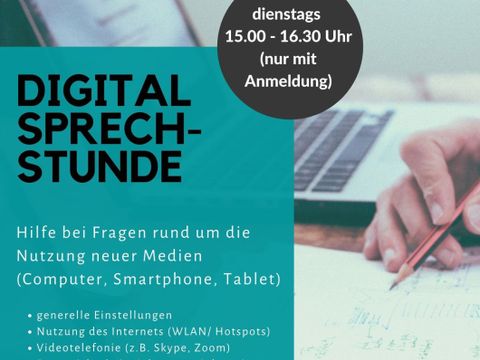 Digital Sprechstunde im STZ Kaulsdorf