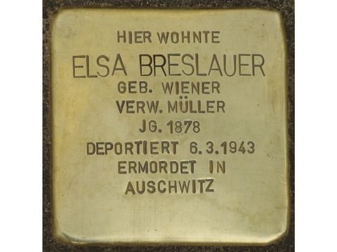 Stolperstein Elsa Breslauer