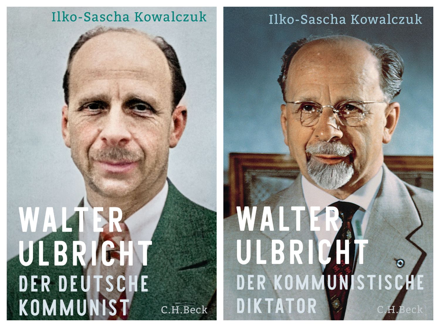 Buchcover der Biographie von Walter Ulbricht, Teil 1 und 2, des Autors Ilko-Sascha Kowalczuk
