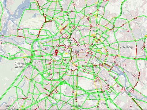 Bildvergrößerung: Digitale Plattform Stadtverkehr (DPS): Verkehrslage und Sperrungen