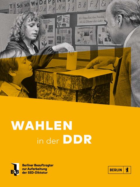 Broschüre Wahlen in der DDR