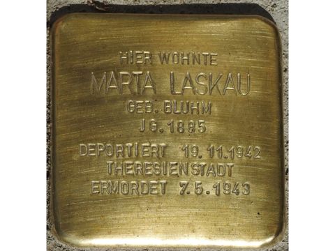 Stolperstein Marta Laskau