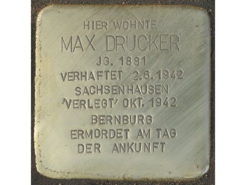 Stolperstein für Max Drucker