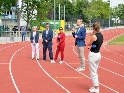 Special Olympics 2023 - Spiel- und Sportfest beim 1. VfL Fortuna Marzahn - Ansprache Gordon Lemm
