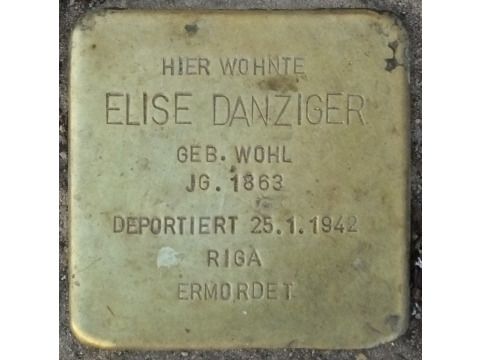 Stolperstein Elise Danziger