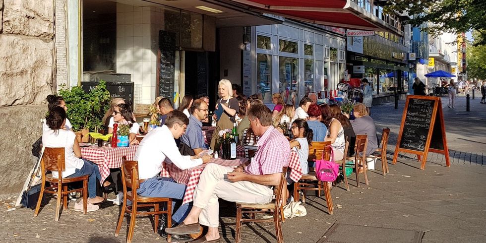 Schankterrassen wieder geöffnet