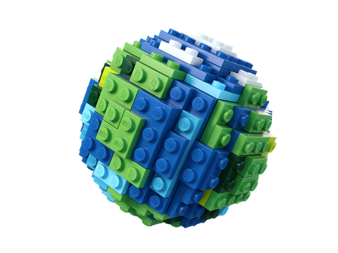 LEGO Globus Erdball