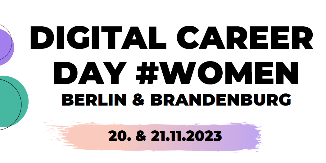 Digital Career Day for Women Logo - vom 20.11.2023 bis 21.11.2023