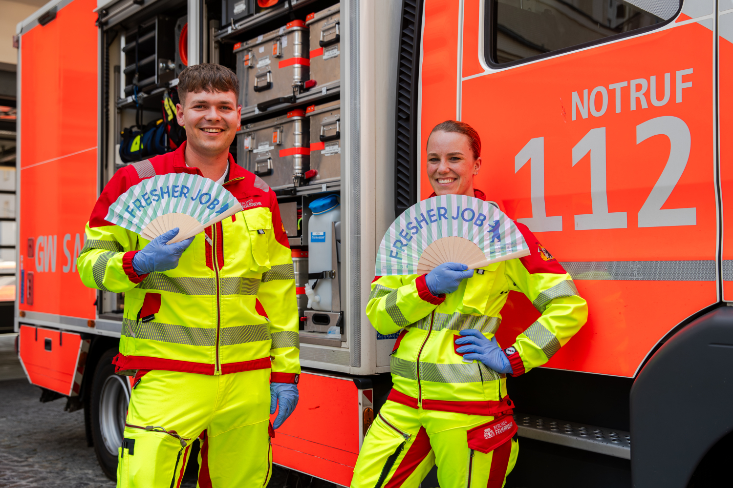 SCHNELL DABEI Bewerbertage mit der Berliner Feuerwehr