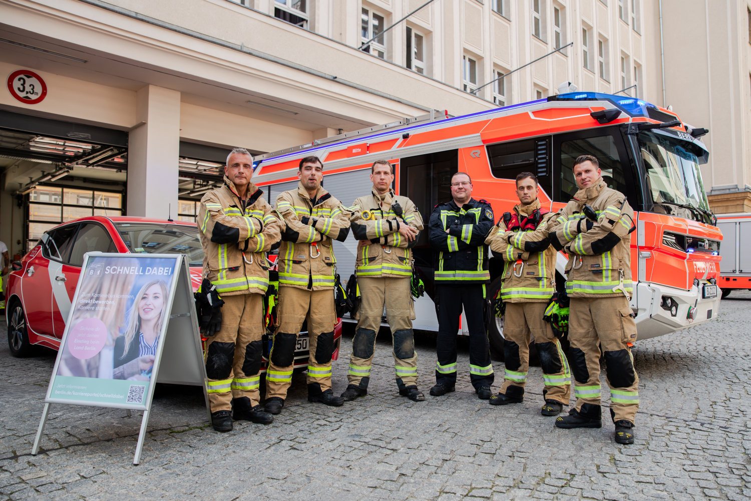 SCHNELL DABEI Bewerbertage mit der Berliner Feuerwehr