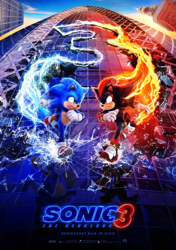 Filmplakat Sonic The Hedgehog 3