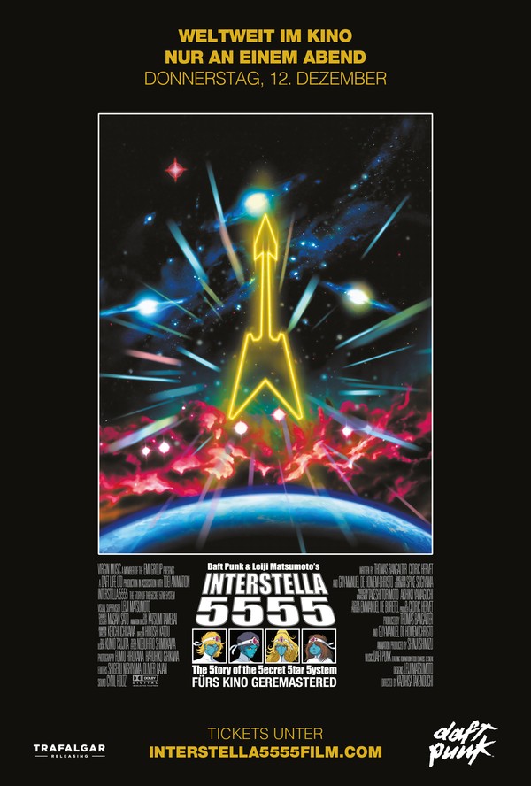 Filmplakat Daft Punk & Leiji Matsumoto: Interstella 5555