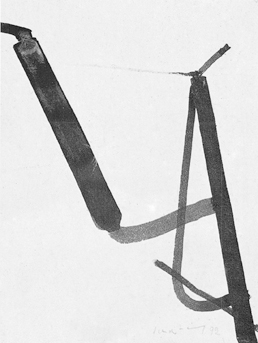 K. R. H. Sonderborg: ohne Titel, 1993, Tusche/Papier, 51 x 36 cm