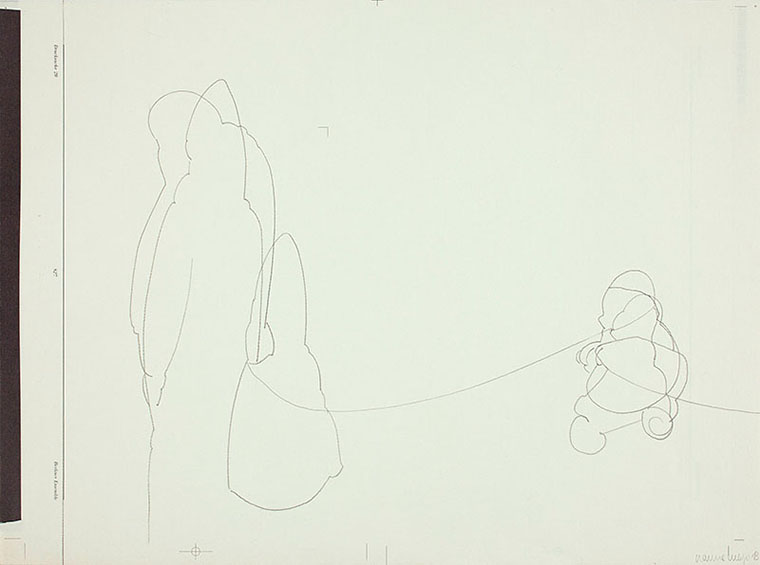 Nanne Meyer: Berliner Ensemble · 2013/14 · Bleistift auf Papier · 29,0 x 39,0 cm