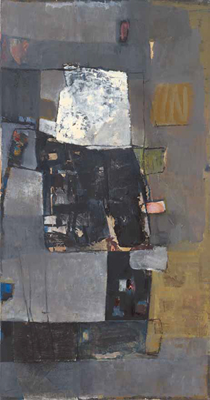 Martin Seidemann: Ohne Titel · 2012 · Öl auf Leinwand · 200 x 105 cm