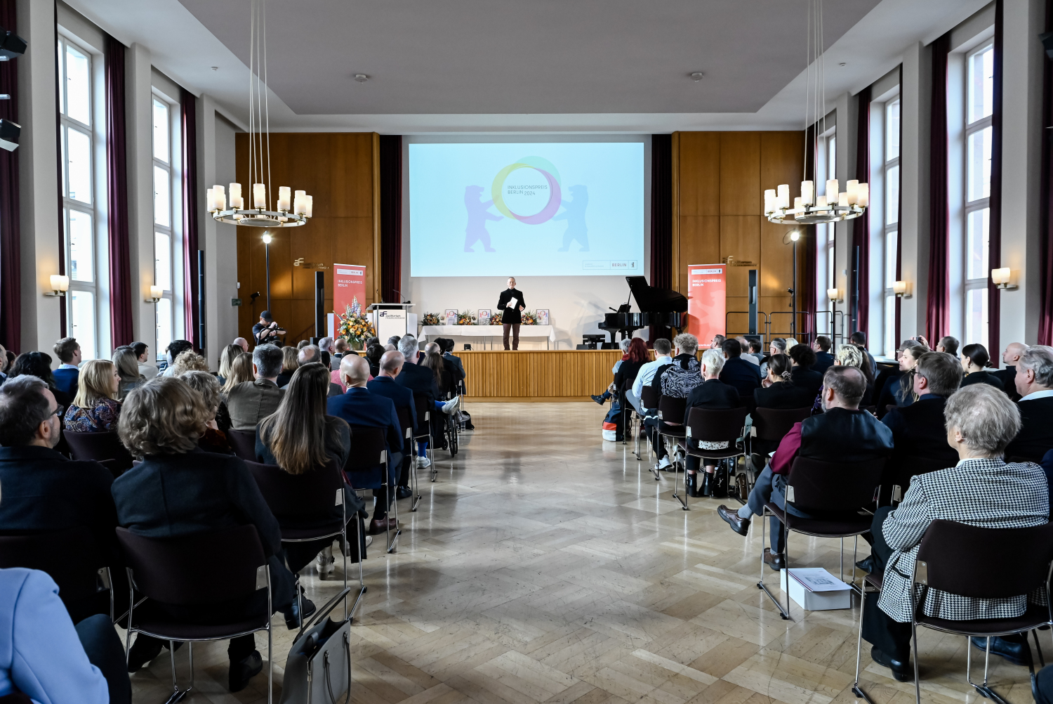 Veranstaltungsraum Auditorium Friedrichstraße mit geladenen Gästen