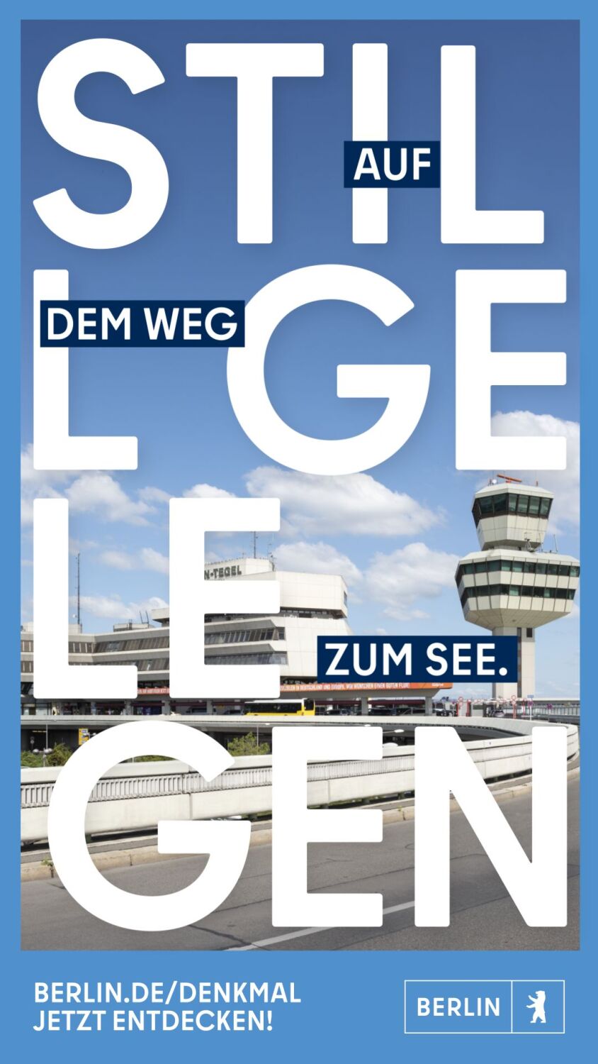 Plakatkampage 2024 - Motiv Flughafen Tegel