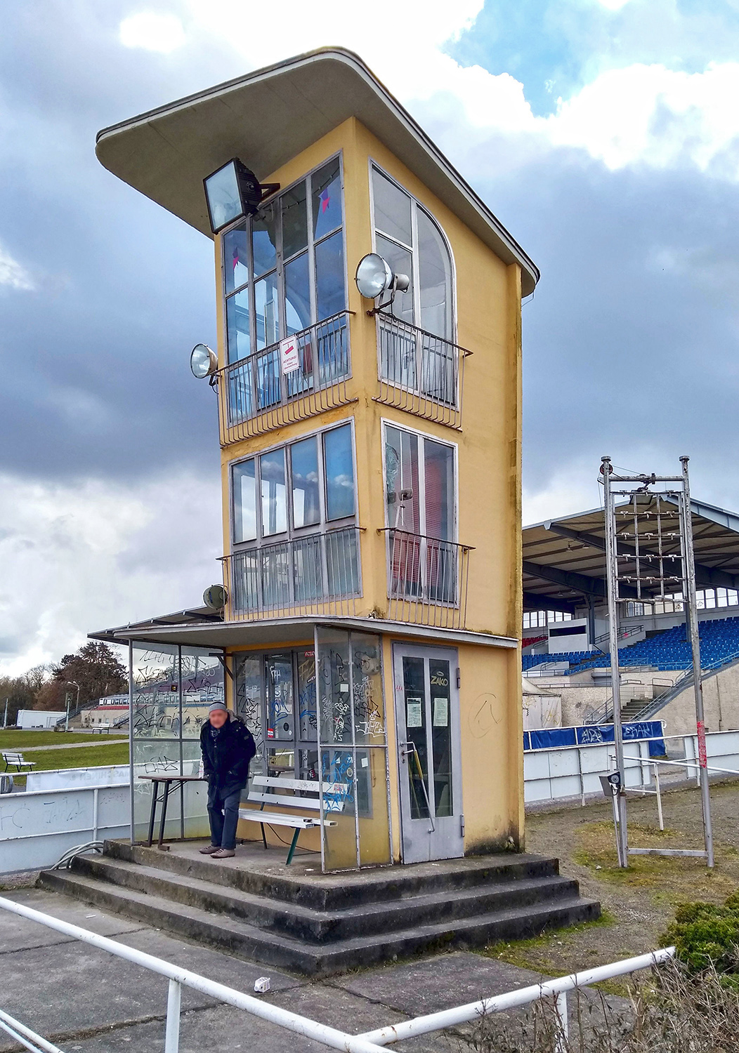 Zielrichterturm Trabrennbahn Karlshorst (Günter Schildhauer)