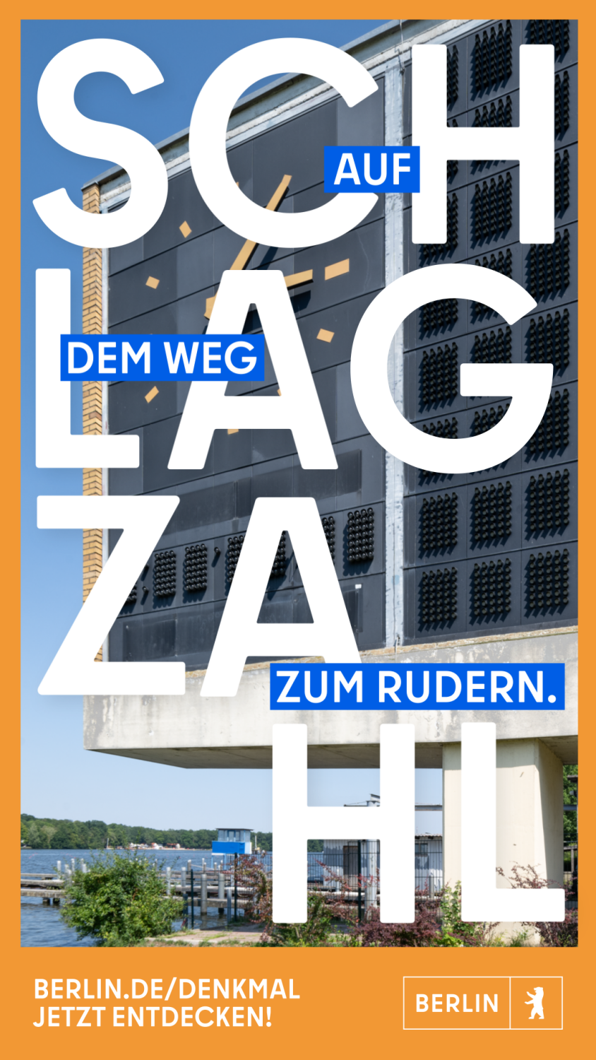 Plakatkampagne 2024- Motiv Regattastrecke Grünau