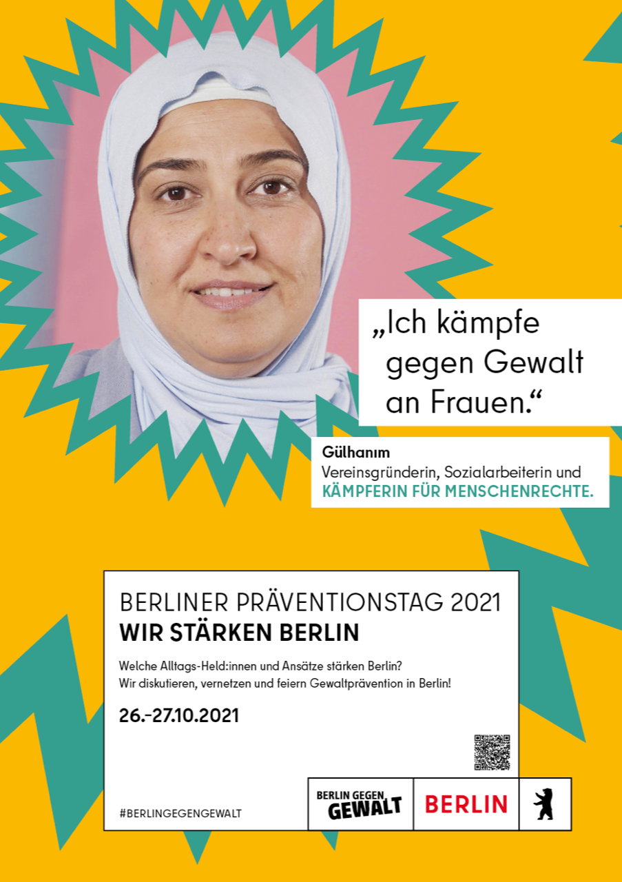 Berliner Präventionstag 2021 Plakat Gülhanim