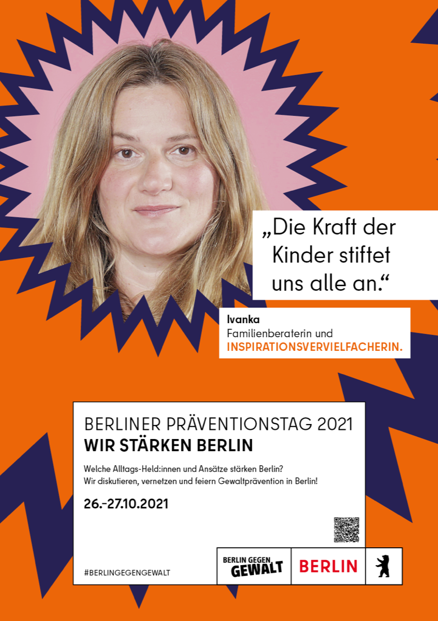 Berliner Präventionstag 2021 Plakat Ivanka