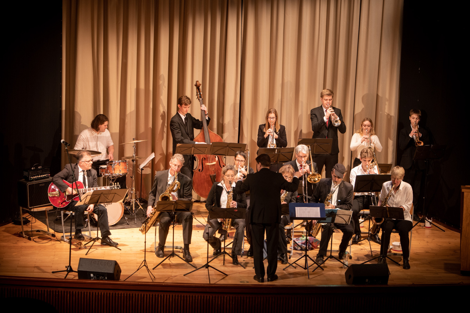 Bigband auf der Bühne