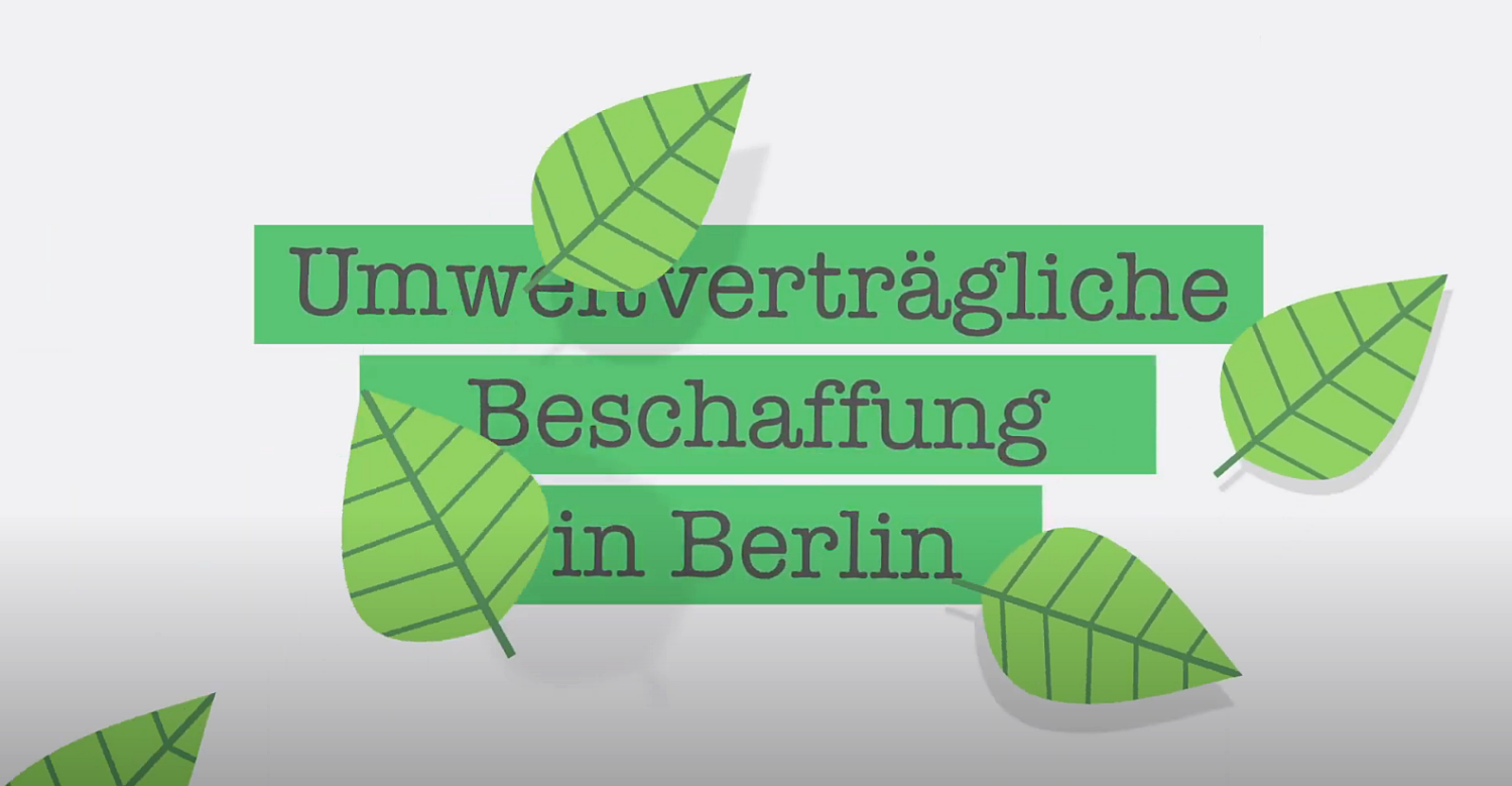 Video: Umweltverträgliche Beschaffung in Berlin