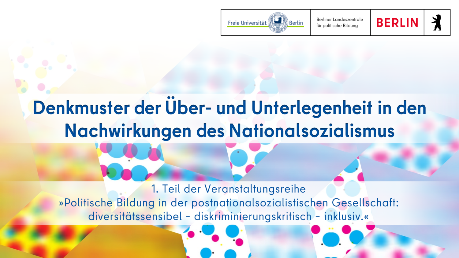 Denkmuster der Über- und Unterlegenheit in den Nachwirkungen des Nationalsozialismus