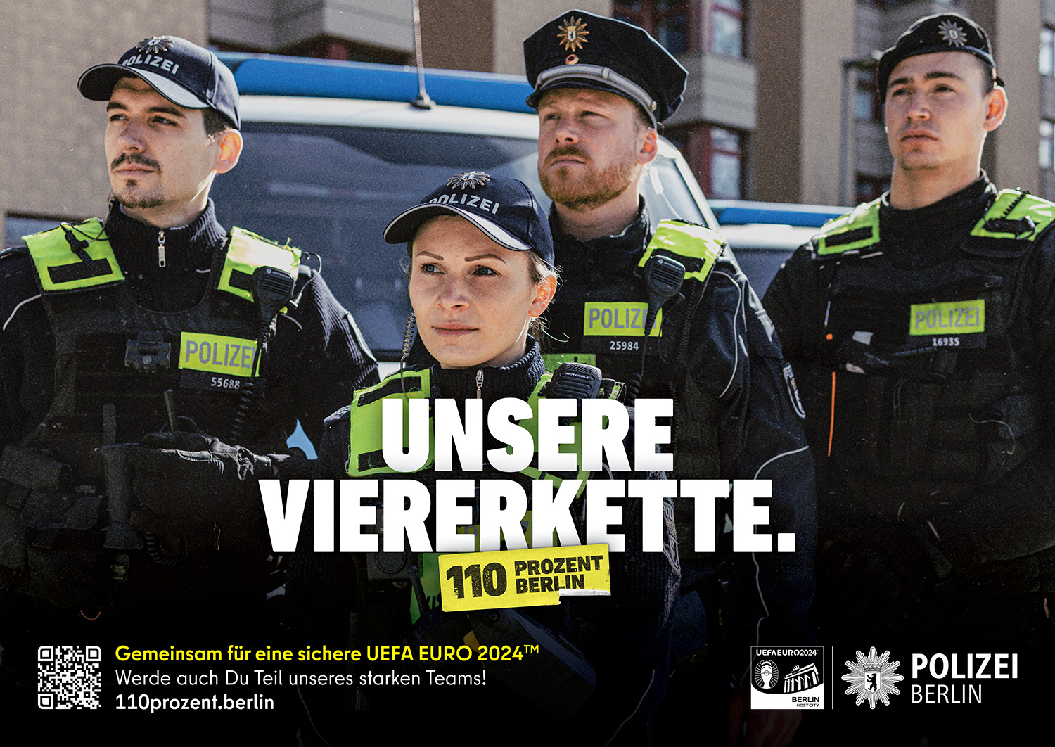 Polizei Berlin - Unsere Viererkette