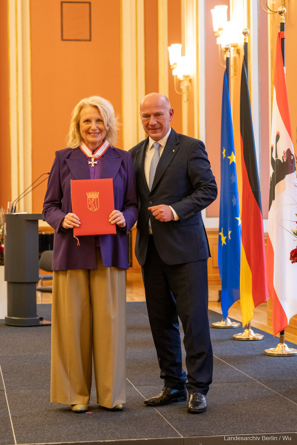 Verleihung Verdienstorden des Landes Berlin, Festsaal, Berliner Rathaus, am 1.10.2024