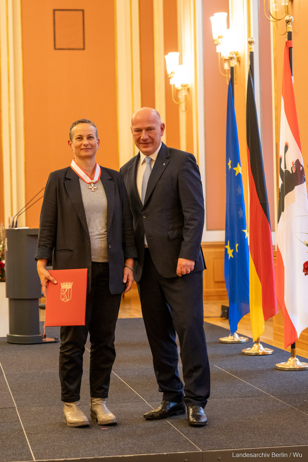 Verleihung Verdienstorden des Landes Berlin, Festsaal, Berliner Rathaus, am 1.10.2024