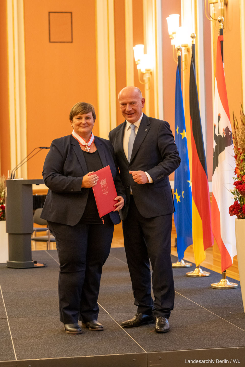 Verleihung Verdienstorden des Landes Berlin, Festsaal, Berliner Rathaus, am 1.10.2024