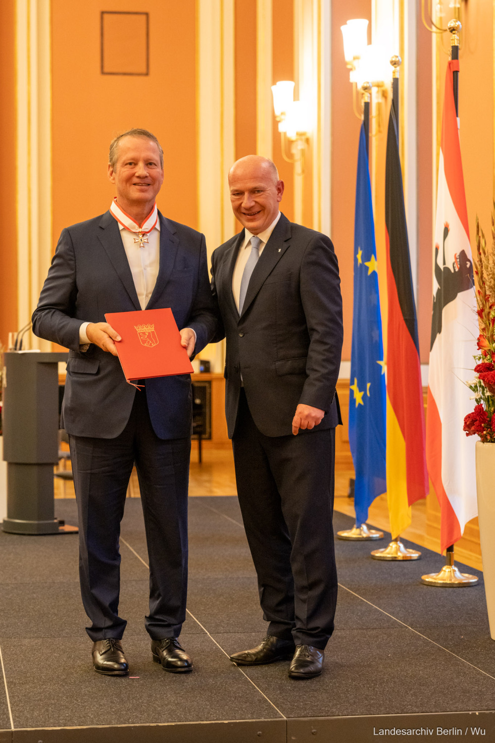 Verleihung Verdienstorden des Landes Berlin, Festsaal, Berliner Rathaus, am 1.10.2024