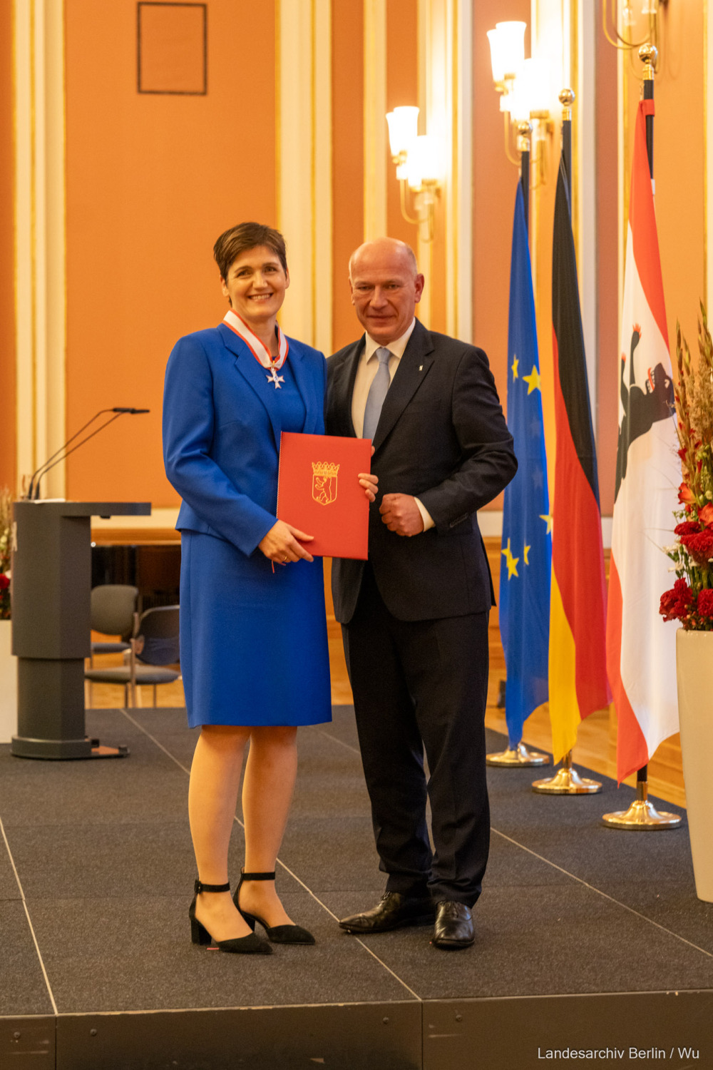 Verleihung Verdienstorden des Landes Berlin, Festsaal, Berliner Rathaus, am 1.10.2024