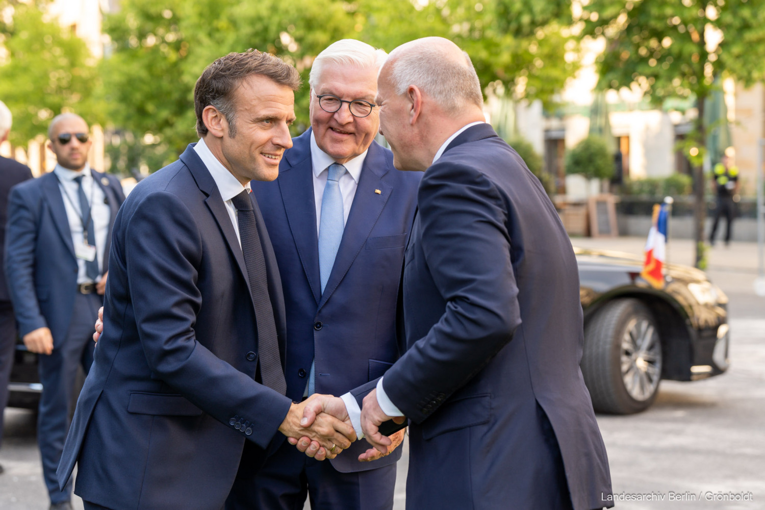 Staatsbesuch Emmanuel Macron am 26.5.2024 in Berlin