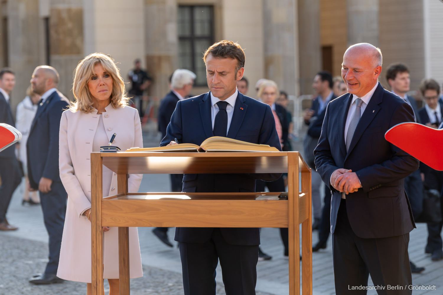 Staatsbesuch Emmanuel Macron am 26.5.2024 in Berlin