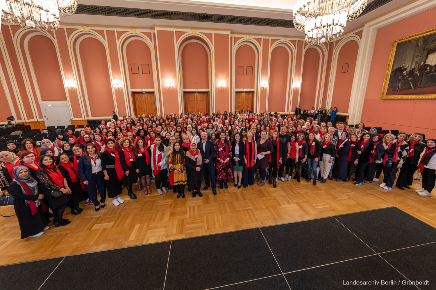 Empfang von Stadtteilmüttern am 16.10.2023 im Roten Rathaus