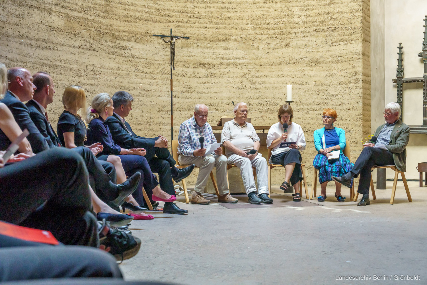 63. Jahrestag des Baus der Berliner Mauer