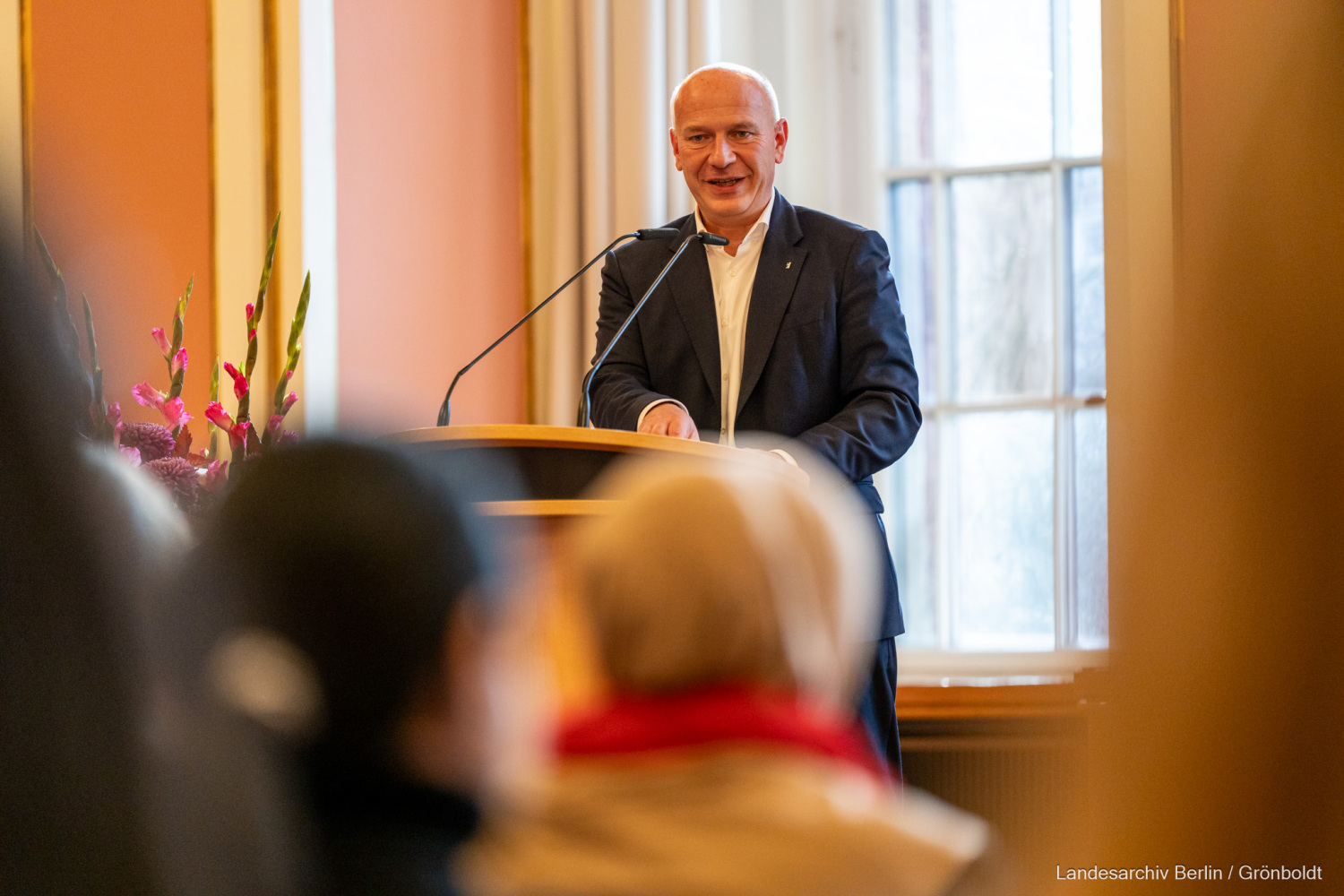 Empfang von Stadtteilmüttern am 16.10.2023 im Roten Rathaus