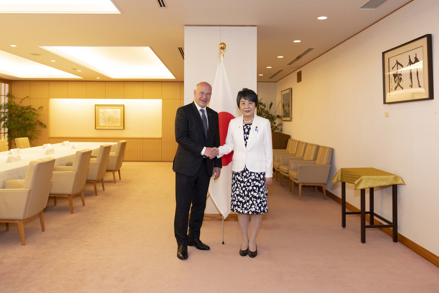 Kai Wegner trifft Japans Außenministerin Yoko Kamikawa