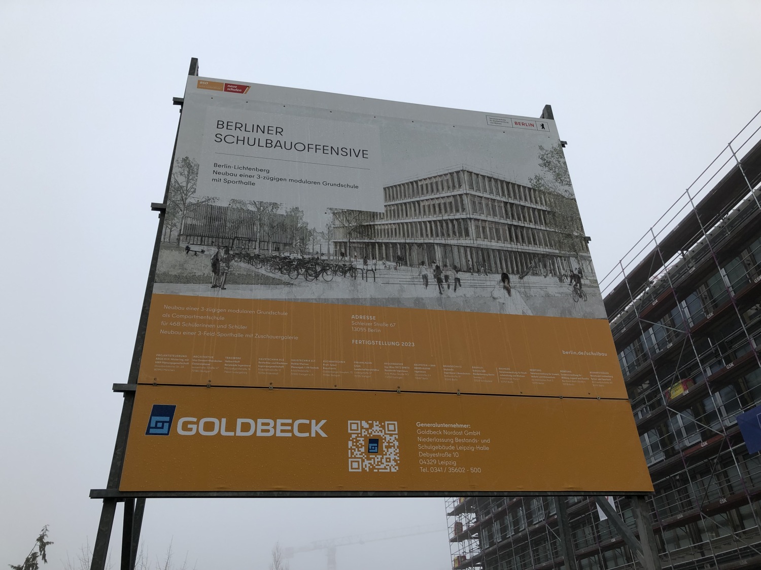 2022 Richtfest Grundschule Schleizer Straße