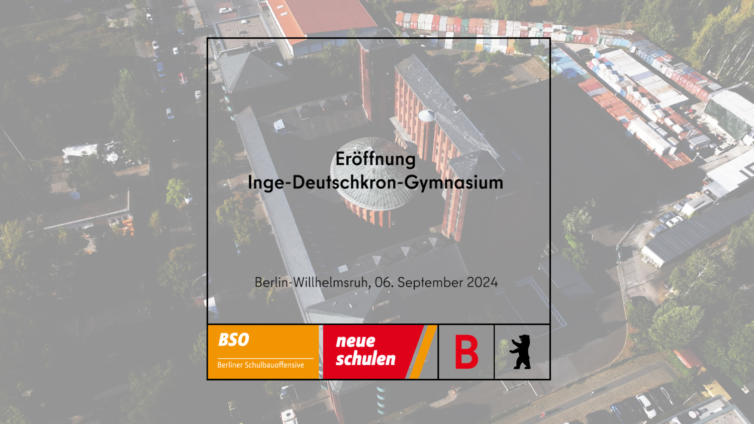 2024 Eröffnung Inge Deutschkron-Gymnasium