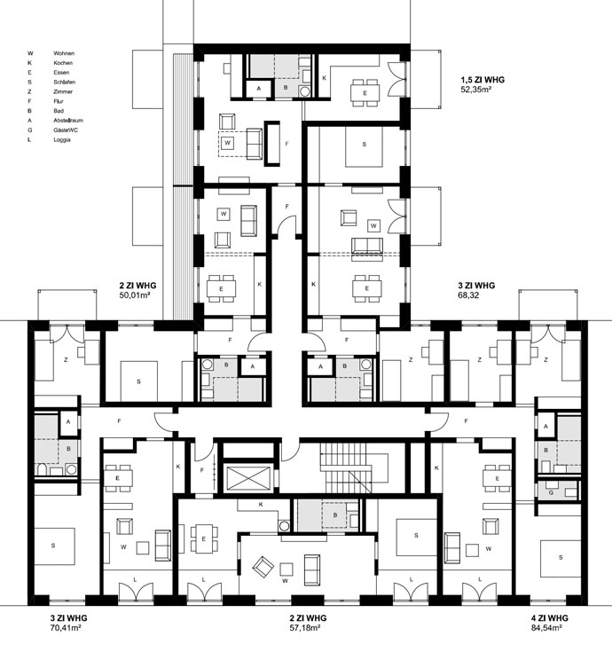 Los 3 2. Preis Grundriss 5OG