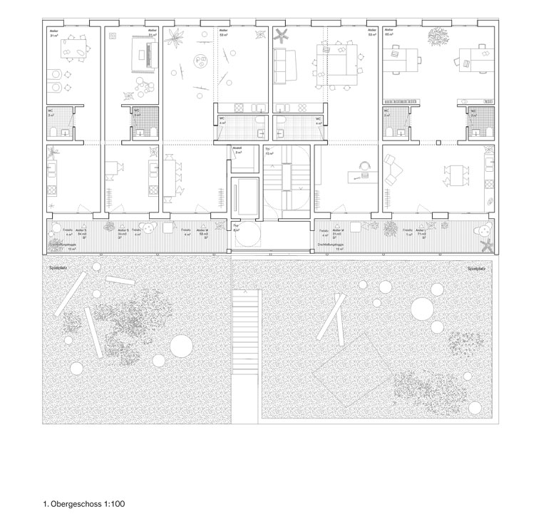 Los 4 1. Preis Grundriss 3OG