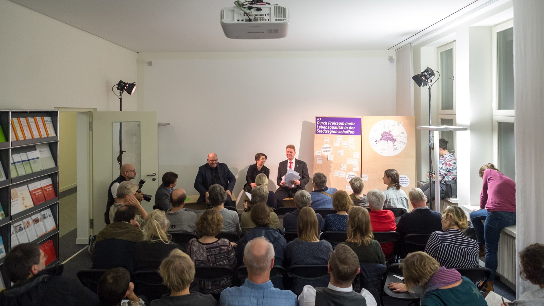 In Forum #3 wurde zum Thema „Durch Freiraum mehr Lebensqualität in der Stadtregion schaffen“ diskutiert.