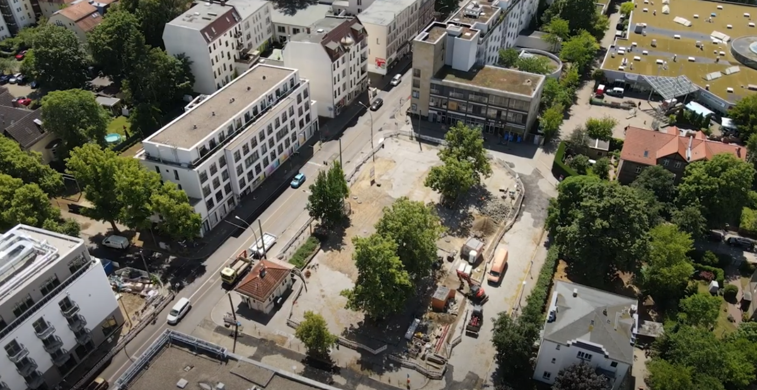 Vorschau Regenwassermanagement Marktplatz Adlershof