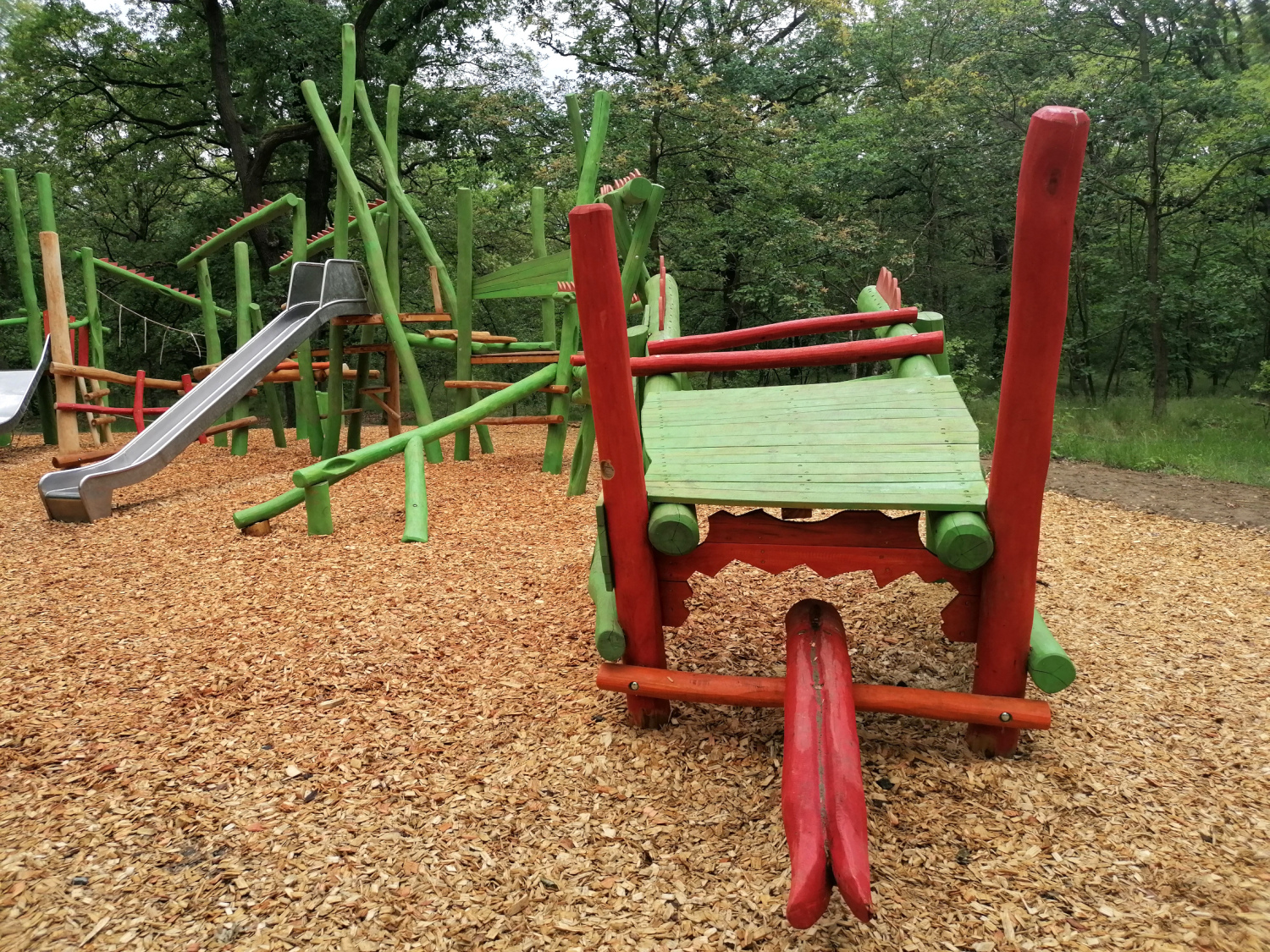 Drachenspielplatz im Wilhelm-von-Siemens-Park in Spandau